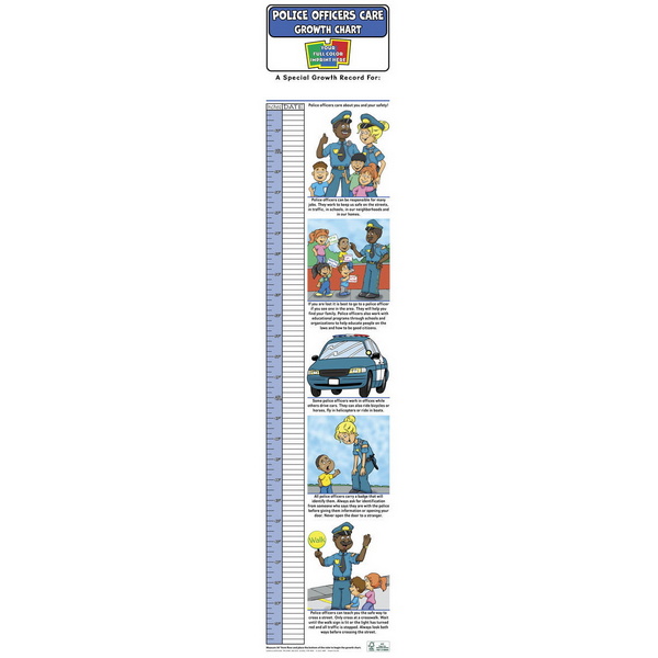SC0022 Police Officers Cares Growth Chart with ...
